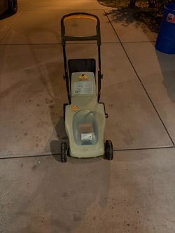 Electric lawnmower as is