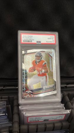 Rookie Rj Harvey ( Lazer Prizm ) GEM MT 10