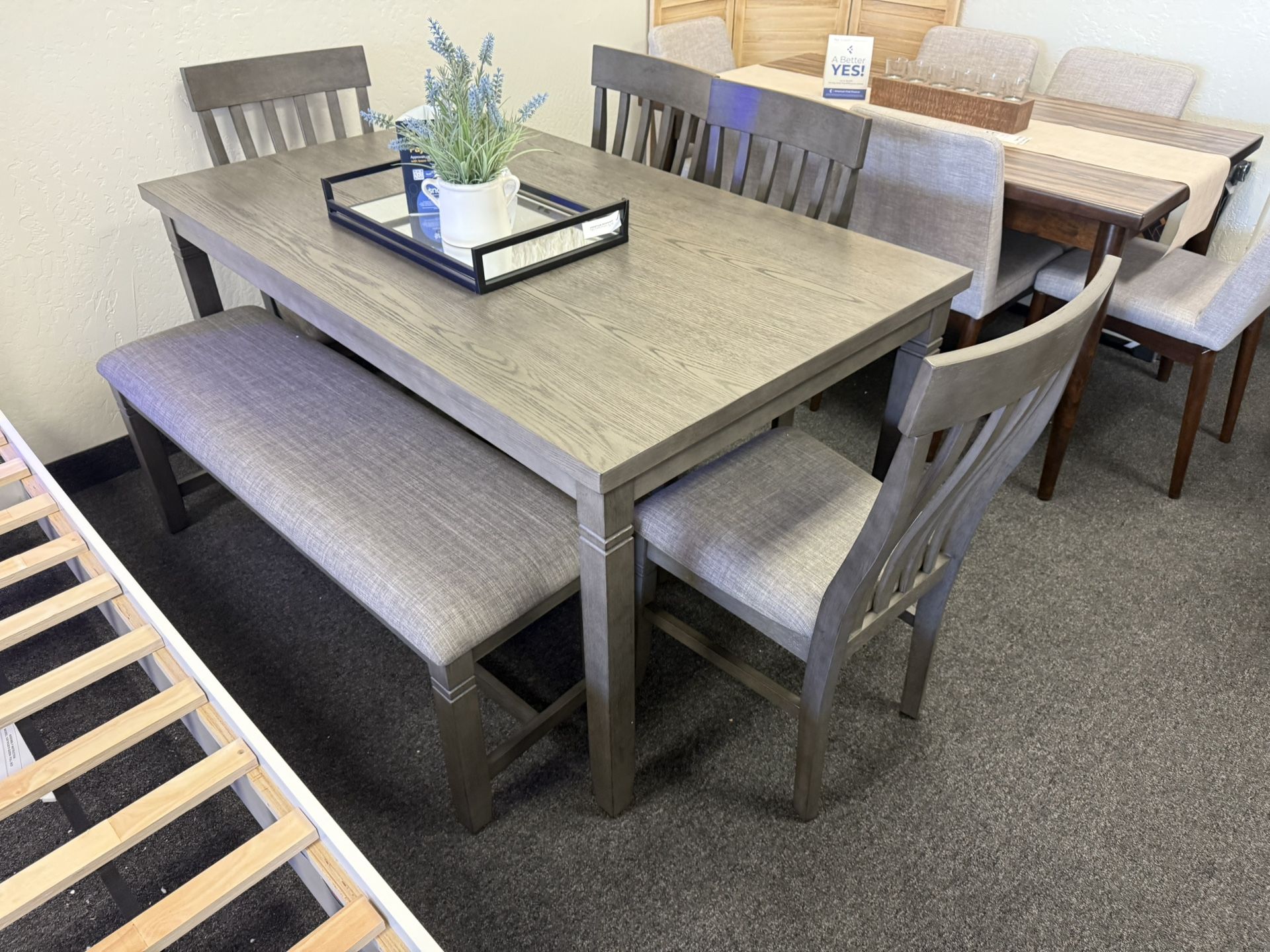 Dining Table With 4 Chairs And A Bench 