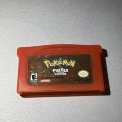 Pokémon Fire Red GBA Cartridge