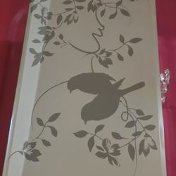 Birds Mirror Jewelry Box 