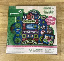 NEW Girl Scout All Inclusive Shadow Box Kit Scrapbook Art Craft Project Keepsake Colorbok!