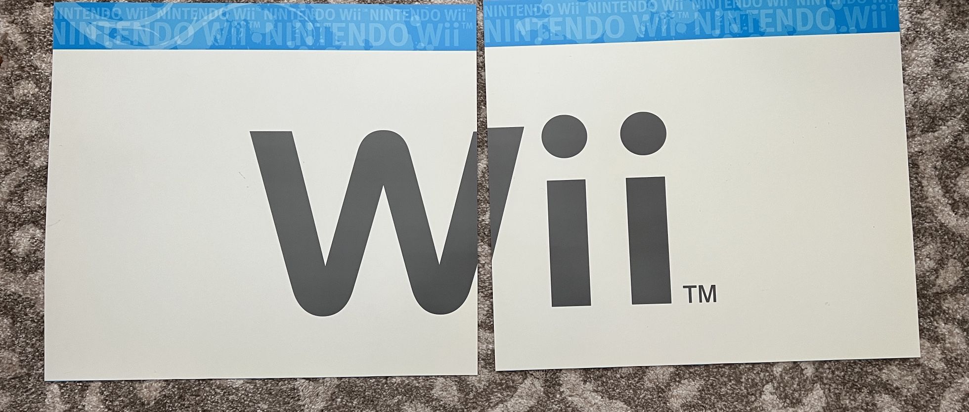 Nintendo wii store display poster display picture 1