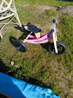 12" Wooden Kids Balance Banana Bike 