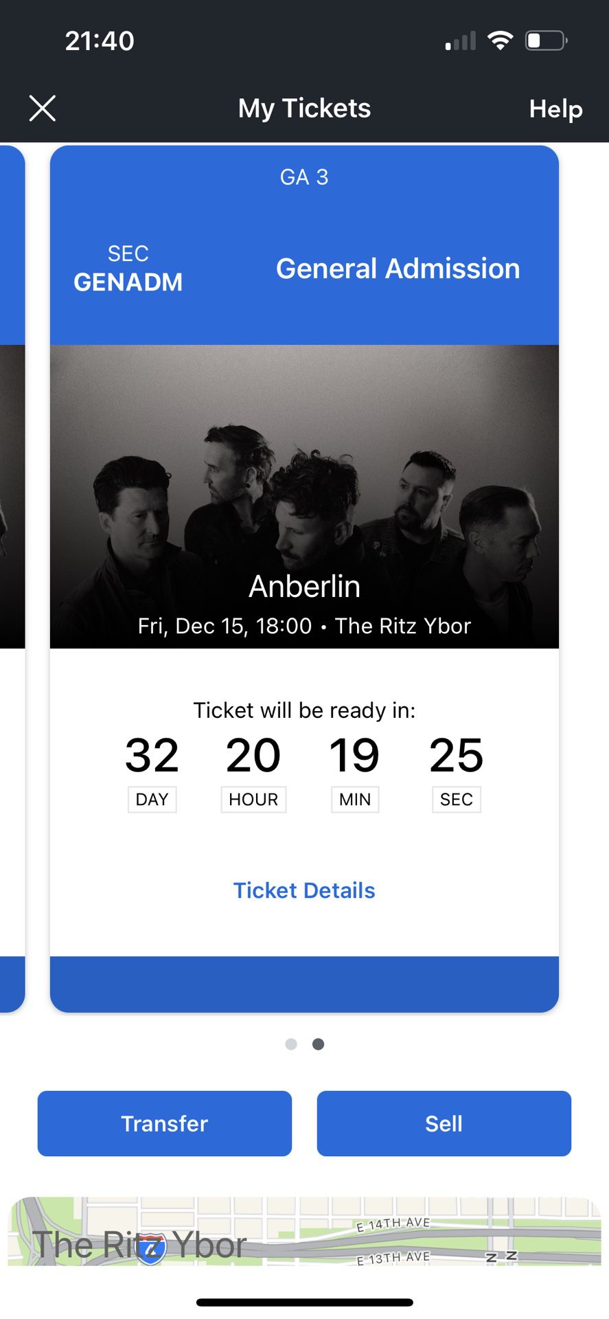 2 Anberlin Tickets 