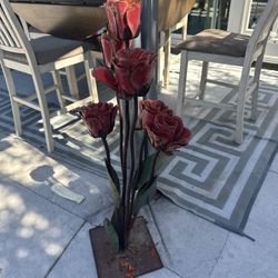 Metal rose Sculpture 🌹