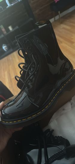 Dr.martin patent leather boots