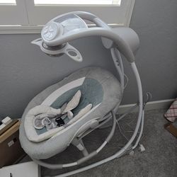 Barely used baby swing