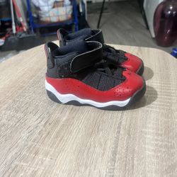 Kids Jordan Sneakers – Size 6C – Red/Black 