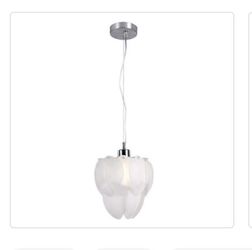 Contemporary Artichoke Pendant in Polished Chrome