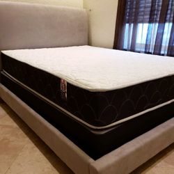 NEW QUEEN MATTRESS. Bed frame is not available. Take it home the same day 👍