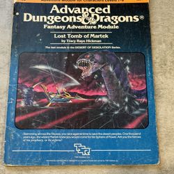 Dungeons & Dragons D&D "Lost Tomb of Martek" (1st Ed., 1983) TSR#9054