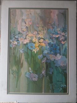 Canvas Painting Two Feet In Length And 60 Across