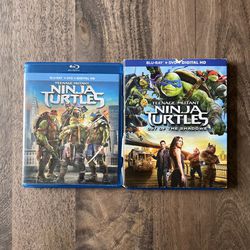 Teenage Mutant Ninja Turtles & TMNT: Out of the Shadows Blu-Ray & DVD Movies