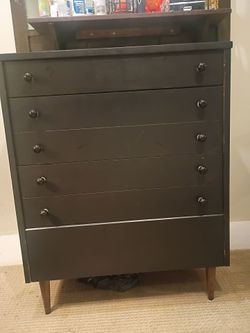 Matte Black Dresser
