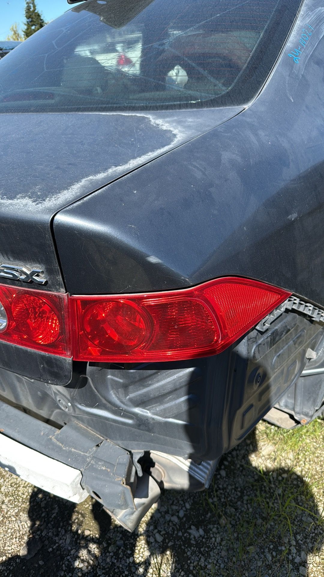 Passenger Tail Light Lamp 2005 Acura TSX