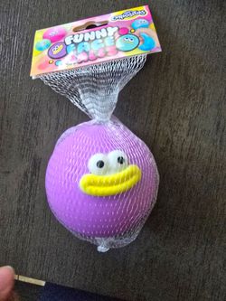 Funny face balls squishy
