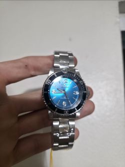 Invicta Blue Sunburst Dial Watch (New with Tags)