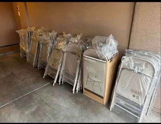 Metal chairs brand new