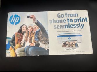 HP DeskJet 3755 Wireless All-in-One Inkjet Printer (Open Box)