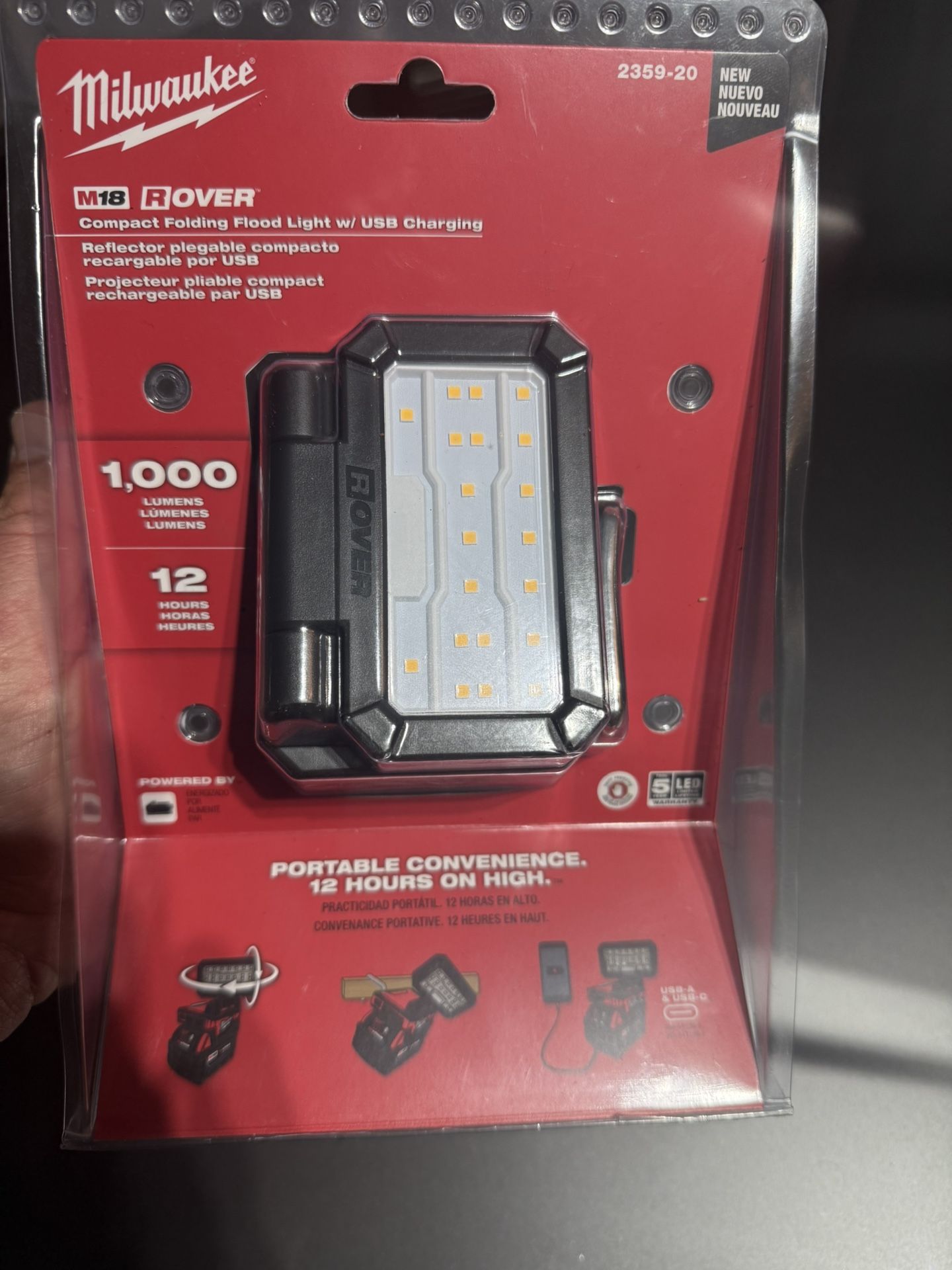 Milwaukee M18 Rover Light $55