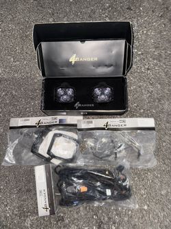 Morimoto 4Banger NCS LED Pod Lights SAE Wide White – Complete Set w/ Brackets & Harness