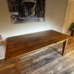 Vintage Large Wood Table 
