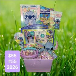 Disney Stitch Easter Basket 