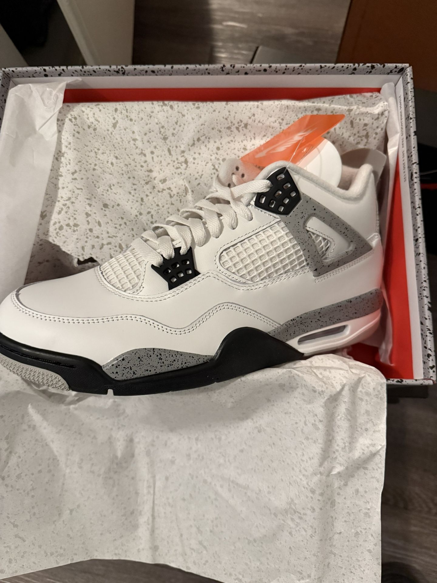 Jordan 4 White Cement