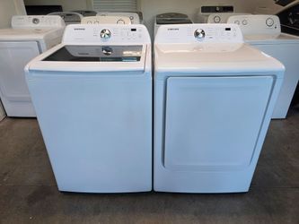 Samsung Top-Load Washer And Dryer Set
