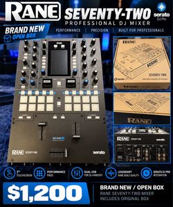 NEW- Rane 72 MK1