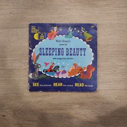  vintage "Walt Disney's Story of Sleeping Beauty" vinyl record Disneylan