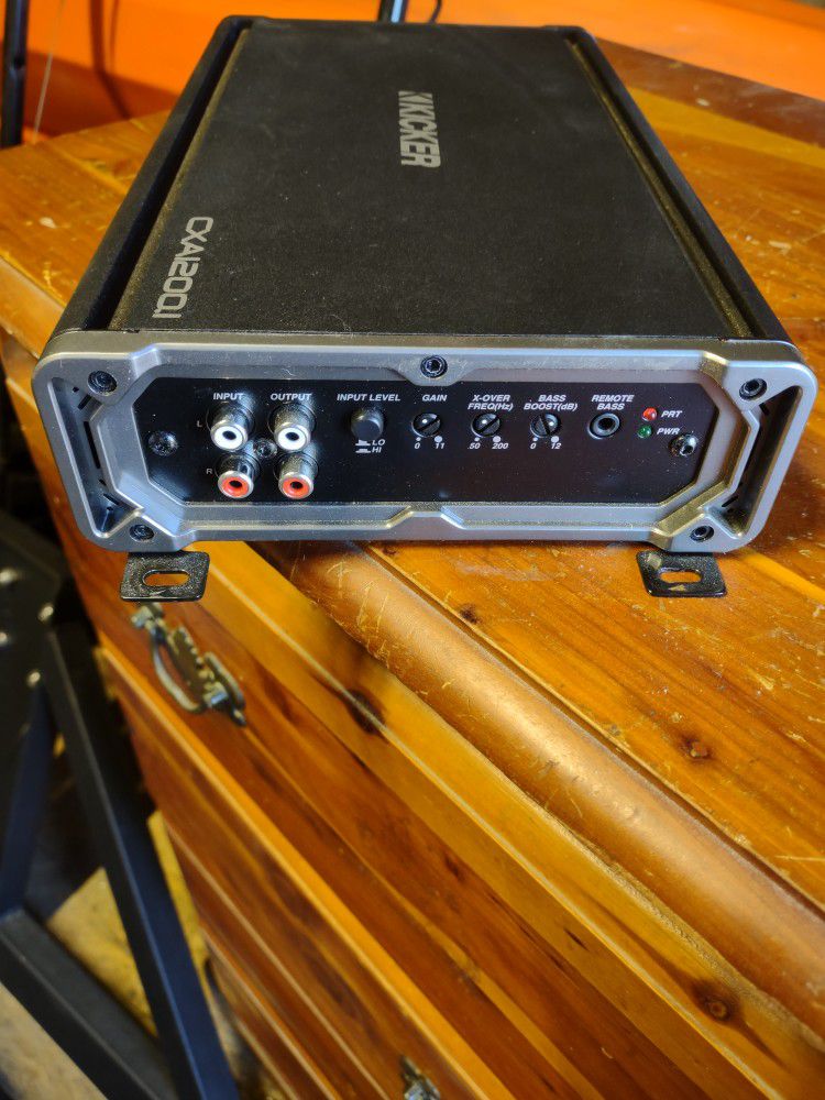 Kicker Amp And Speaker Box