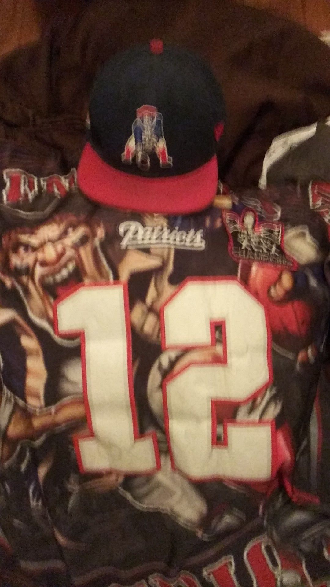 NFL Jersey And Hat Patriots