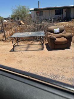 Free loveseat or patio table