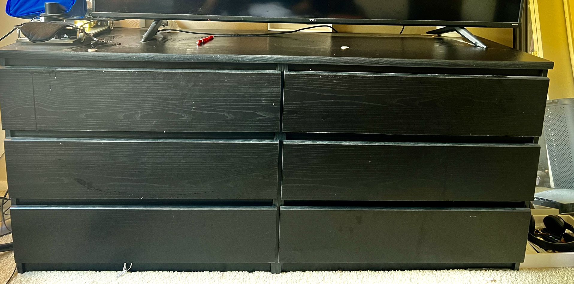 TV Stand With Built In Drawers 