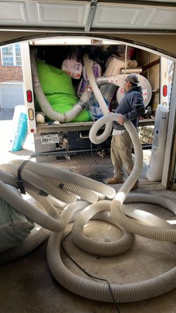 Old Insulation Attic 