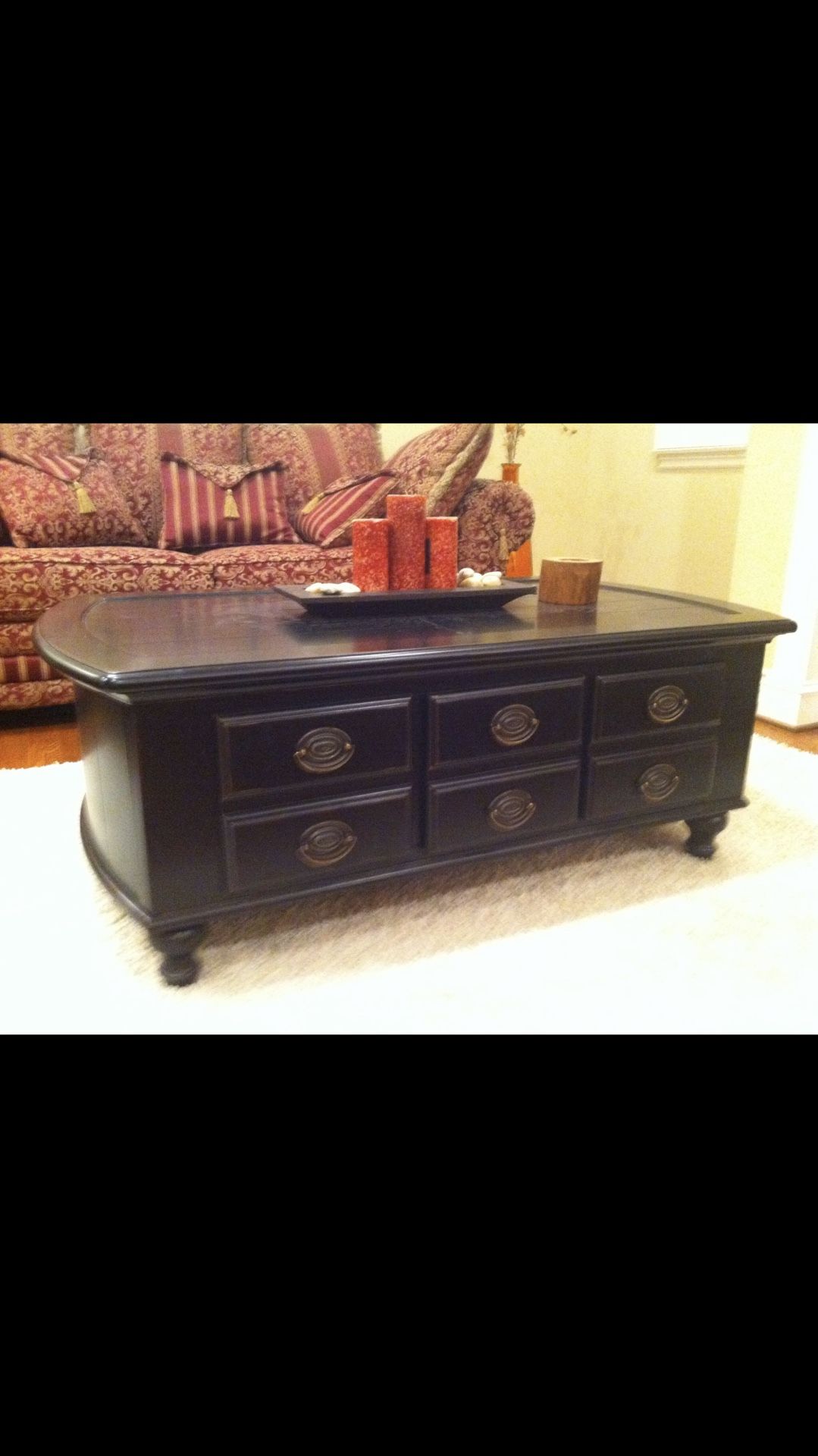 Solid Hardwood Antique Style Coffee Table