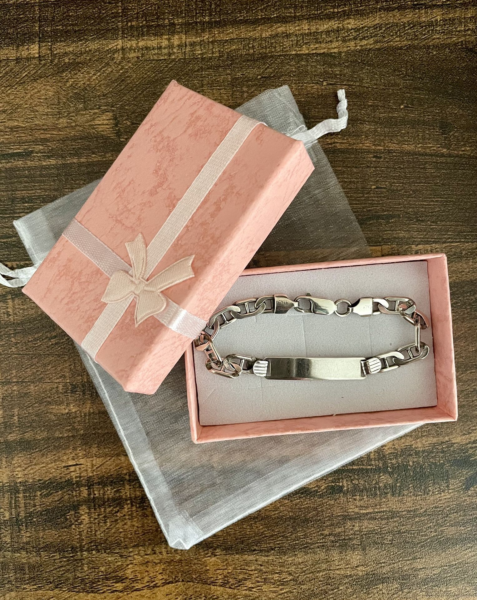 Silver ID Bracelet