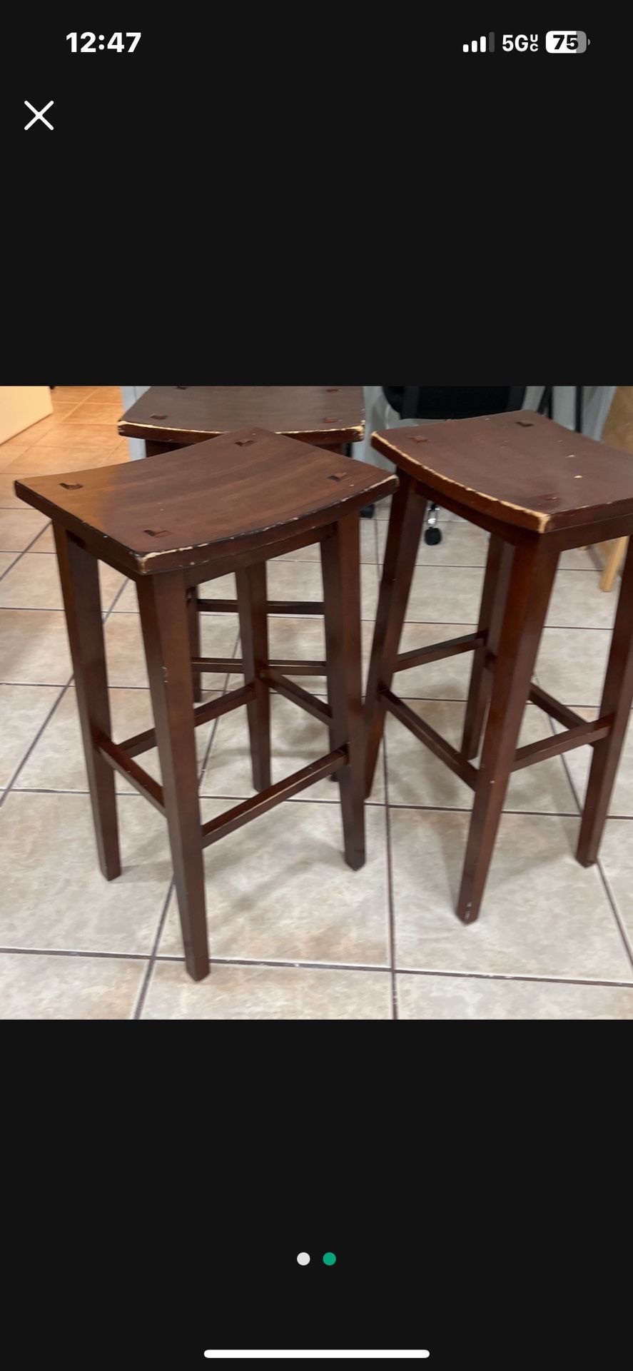 Wooden Bar Stools