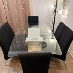 Glass Dining Table 