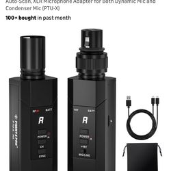 UHF wireless transmitter receiver system