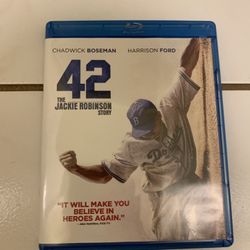 Like New 42 The Jackie Robinson Story Blu Ray For $10