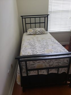 Wesley Allen Iron Twin Beds
