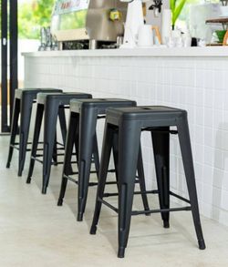 Black Barstools 