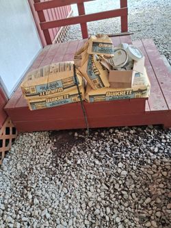 Cement 3&1/2 bags left over ftom job