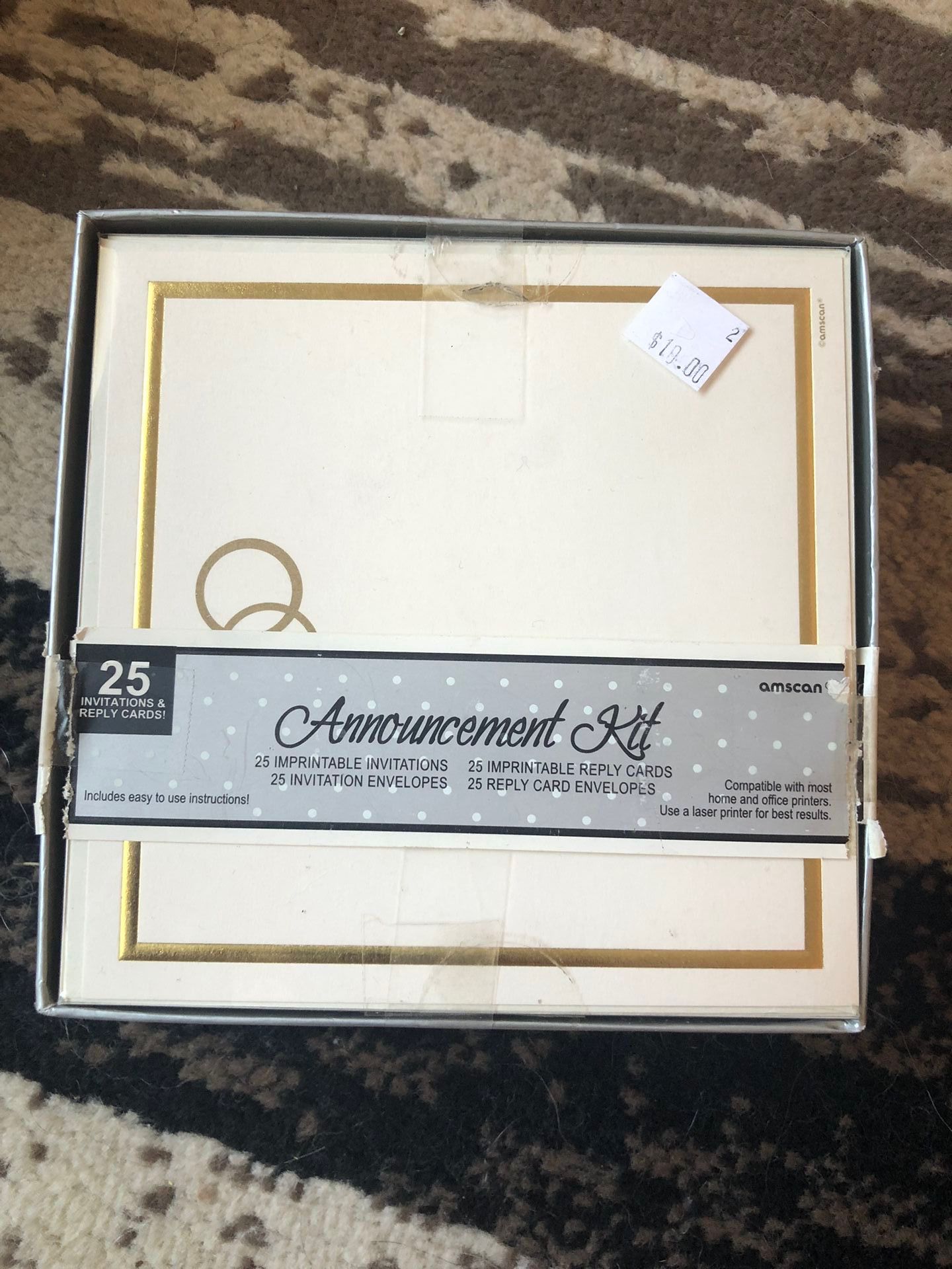 Wedding/Birth Announcements Or Invitations