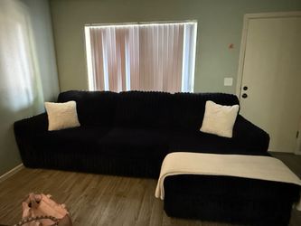 Black couches