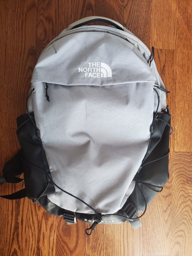 The North Face Unisex Black Borealis Flexvent Laptop Backpack - gray