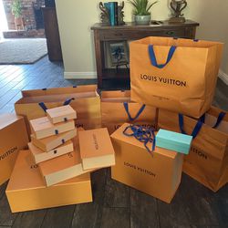 Pending Pick Up:Louis Vuitton Boxes Large Lot Authentic for Sale in